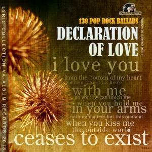 VA - Declaration Of Love: Pop Rock ballads