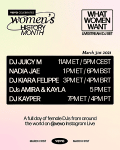 Juicy M - Live @ Vevo Celebrates Women's History Month, Ukraine (2021-03-31)